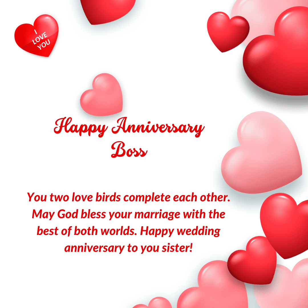 Cute anniversary wishes for sis and brother in law 