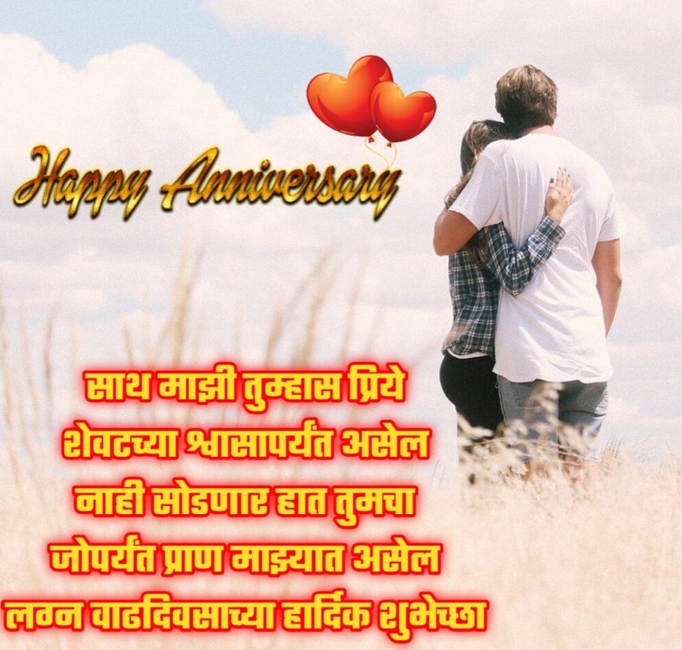 Marrage Anniversary Greetings in Marathi