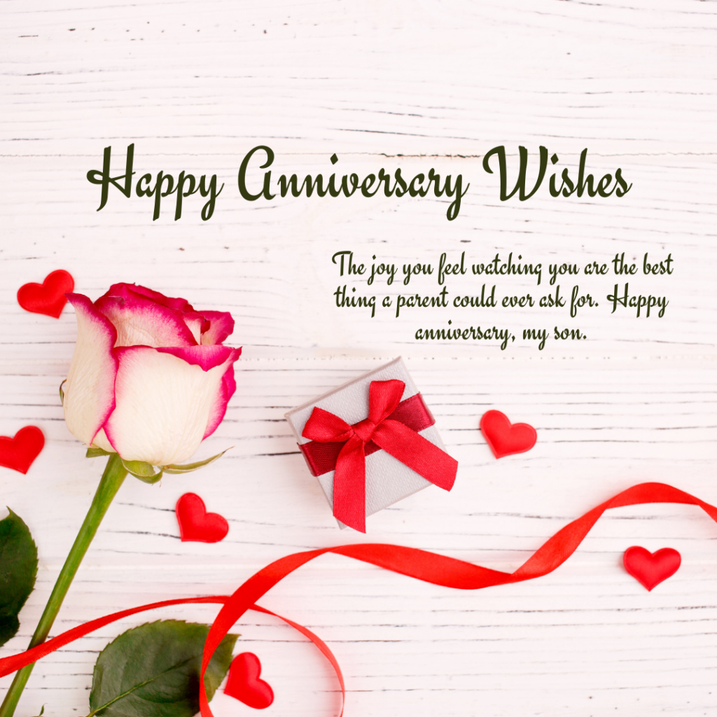 90+ Anniversary Wishes For Son And Daughter In Law : Messages, Quotes ...