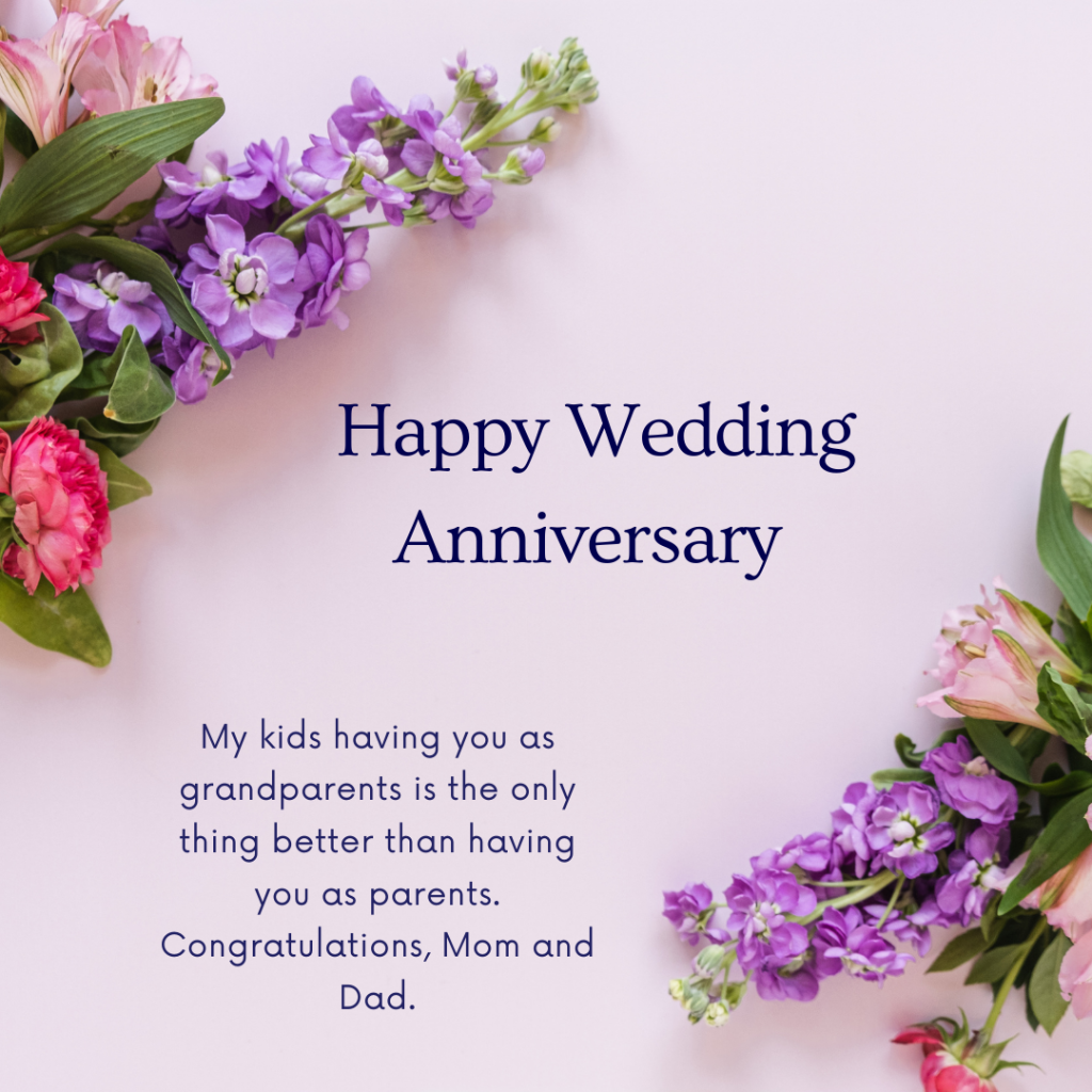 87+ Anniversary Card For Mom And Dad : Messages, Quotes, Status And