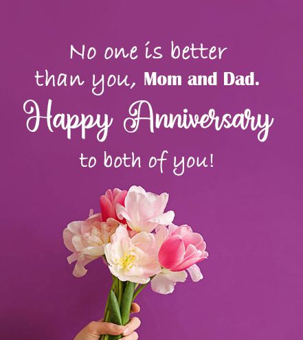 Flower Anniversary Messages For Mom And Dad 