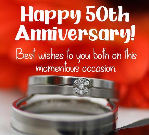Happy 50th Anniversary Wishes 