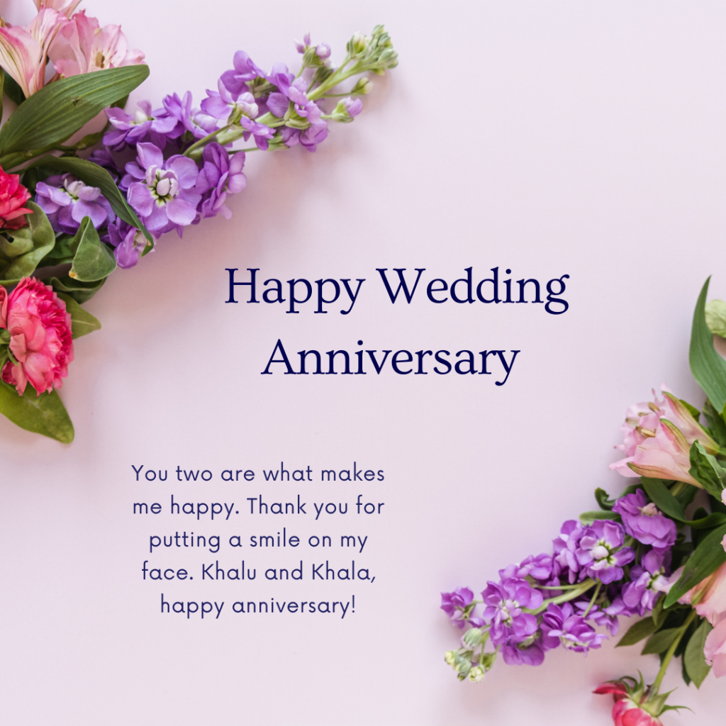 Happy Anniversary Quotes For Khalu And Khala 