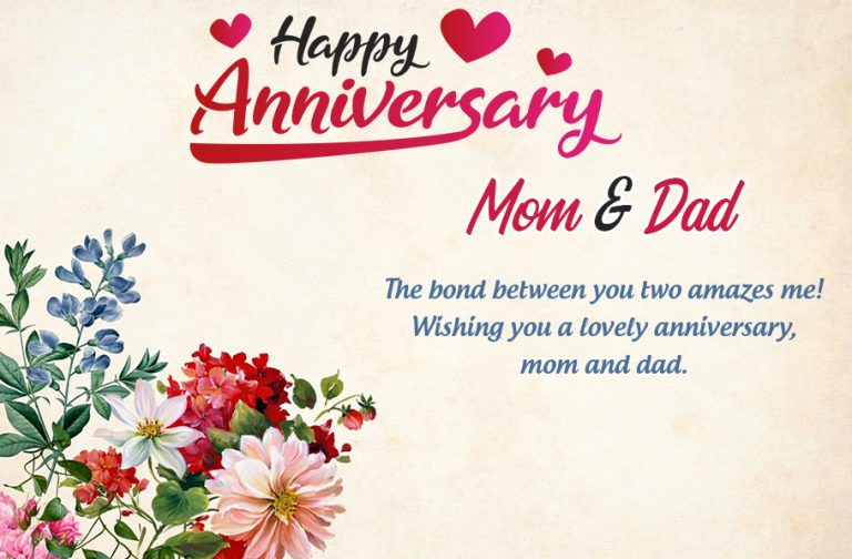 87+ Anniversary Card For Mom And Dad : Messages, Quotes, Status And 