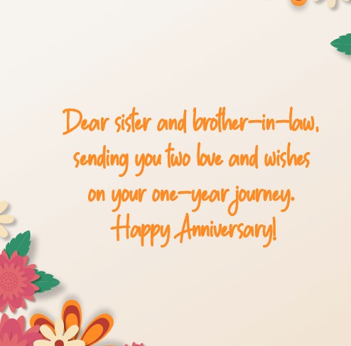 Wedding Anniversary messages For elder sister 