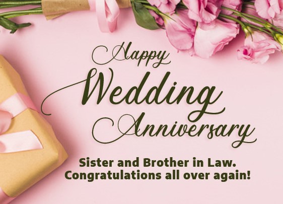Wedding Anniversary messages for elder sister 