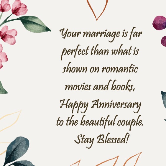 Anniversary Wishes And Status For Newly Married Couple 