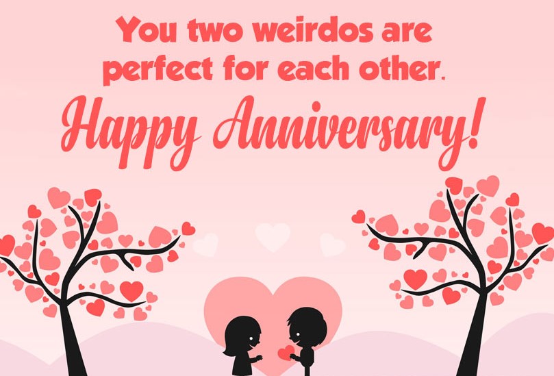 Funny Anniversary Wishes For Lovely Couple 