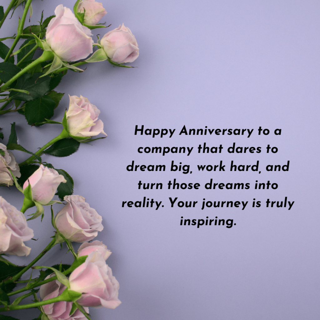 90+ Anniversary Wishes For Company : Messages, Quotes, Card And Status ...