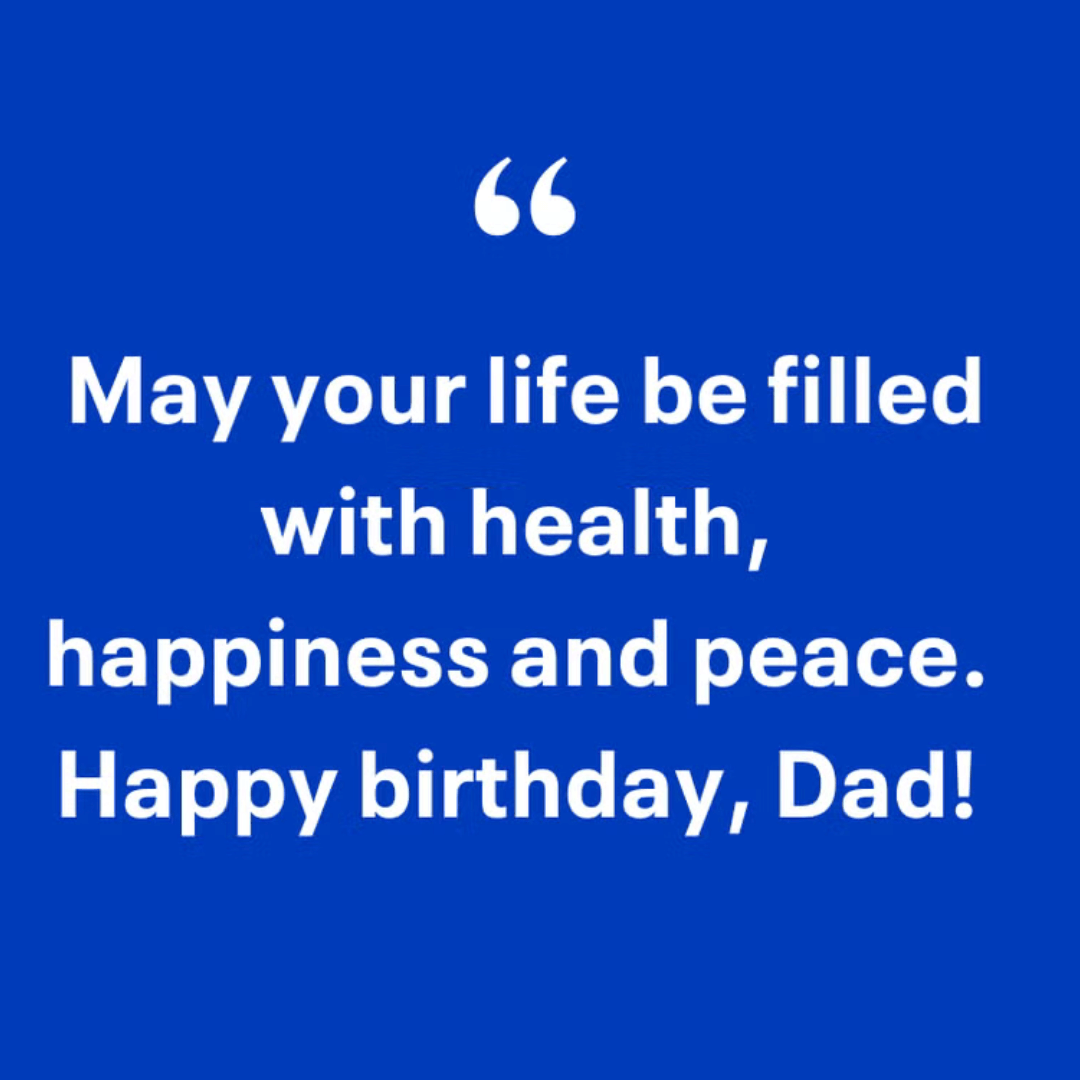 Birthday Wishes For Dad Images