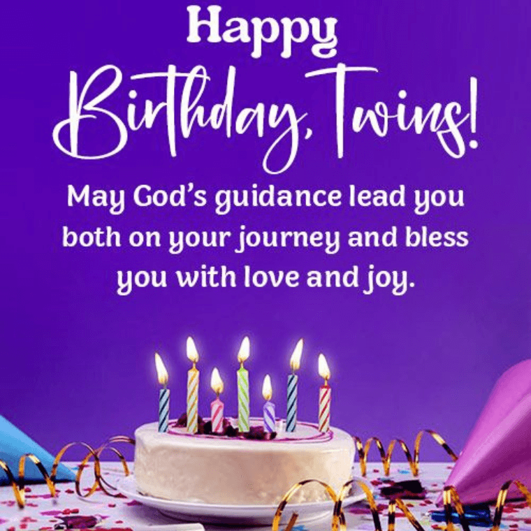 Cute and Playful Birthday Wishes for Twins