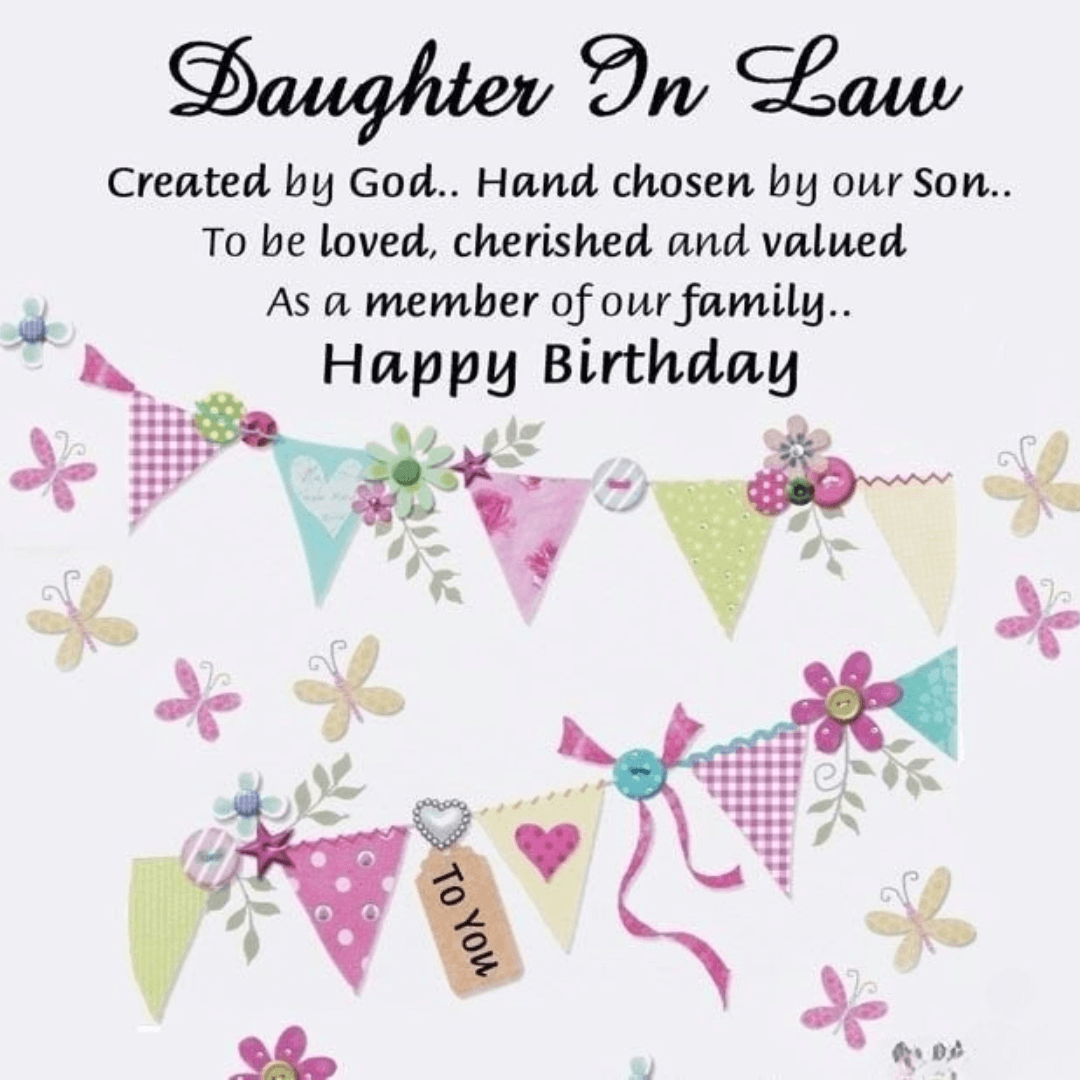 Happy Birthday Quotes For Daughter in Law