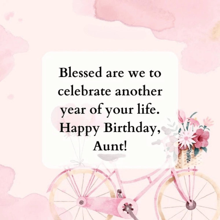 Birthday Wishes for Aunty