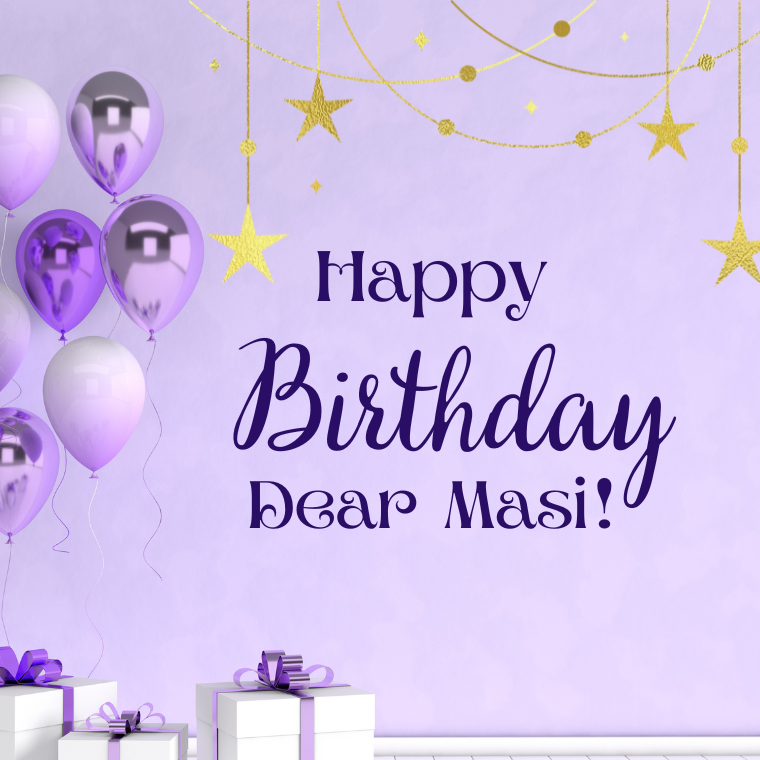 Birthday Wishes for Masi