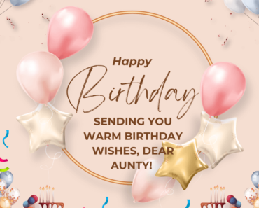 Funny Birthday Wishes for Aunty