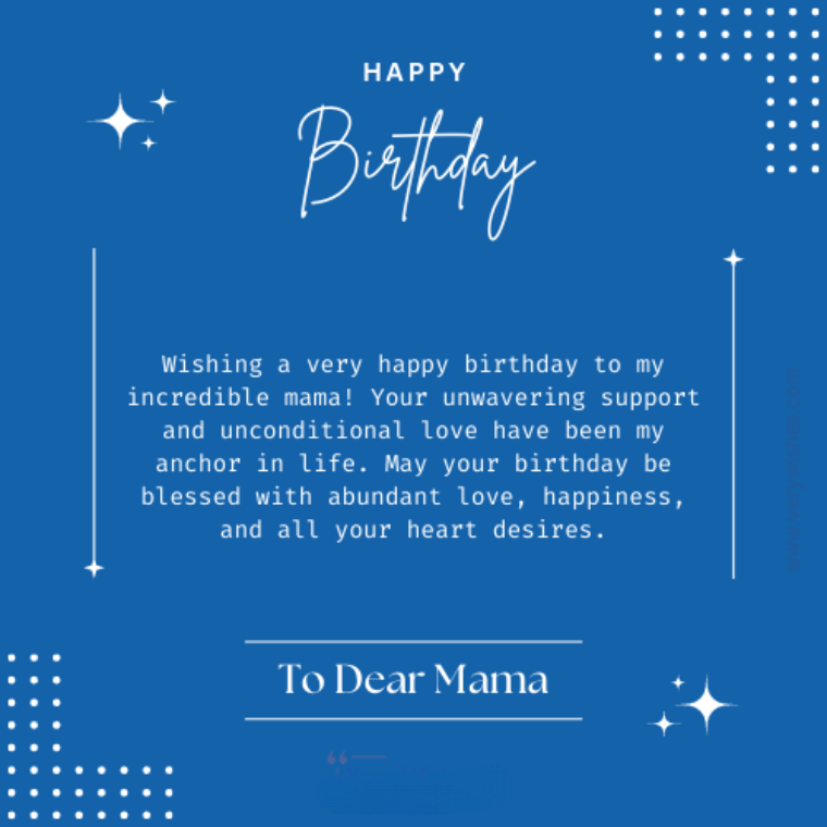 Happy Birthday Quotes for Mama