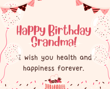 Heartfelt Birthday Wishes for Grandmother