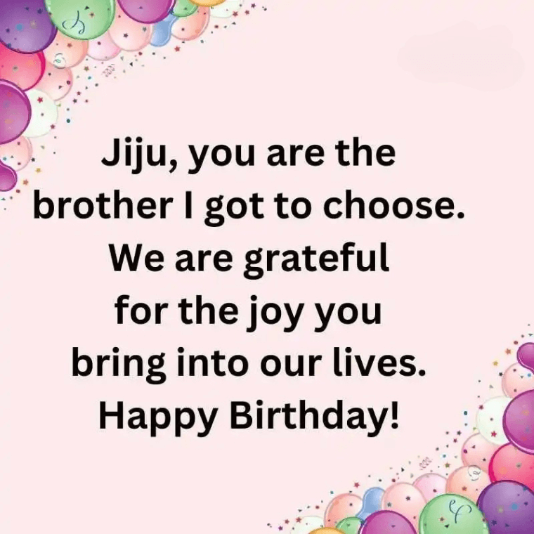 Short and Sweet Birthday Wishes for Jiju