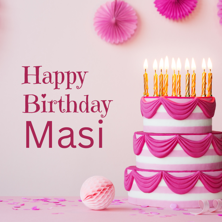 Short and Sweet Birthday Wishes for Masi