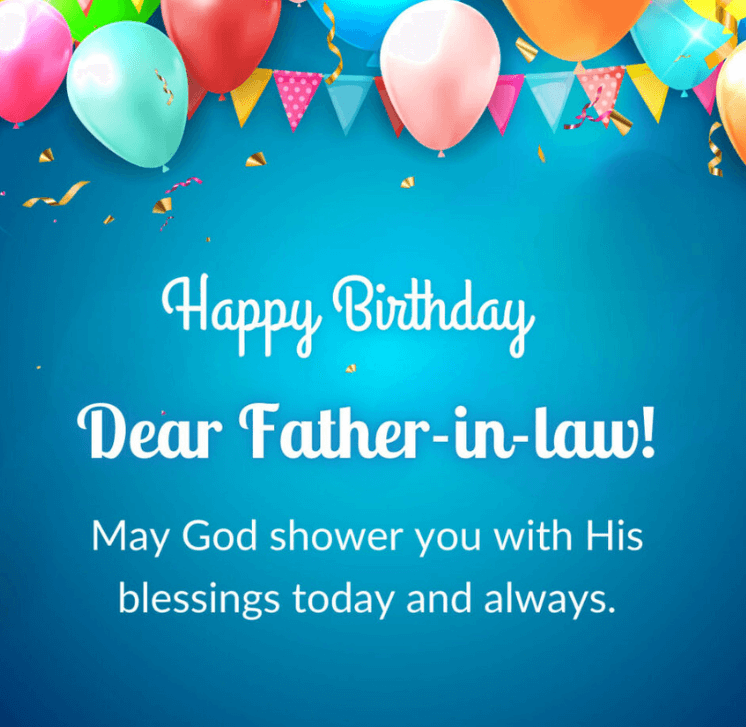 Simple Birthday Wishes for Father-In-Law