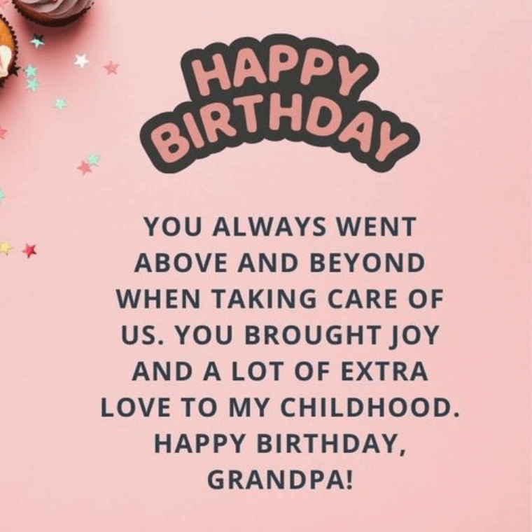 Sweet Birthday Wishes for Grandfather