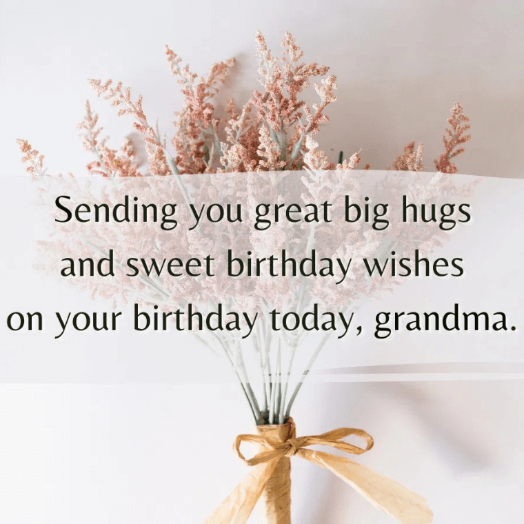 Sweet Birthday Wishes for Grandmother